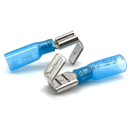 Boltsandnuts.Com Butt Splice Wire Connector, 14 AWG Max, Blue, 600 V, 50 PK EL-1614-PIGGYBACK-HSB-50
